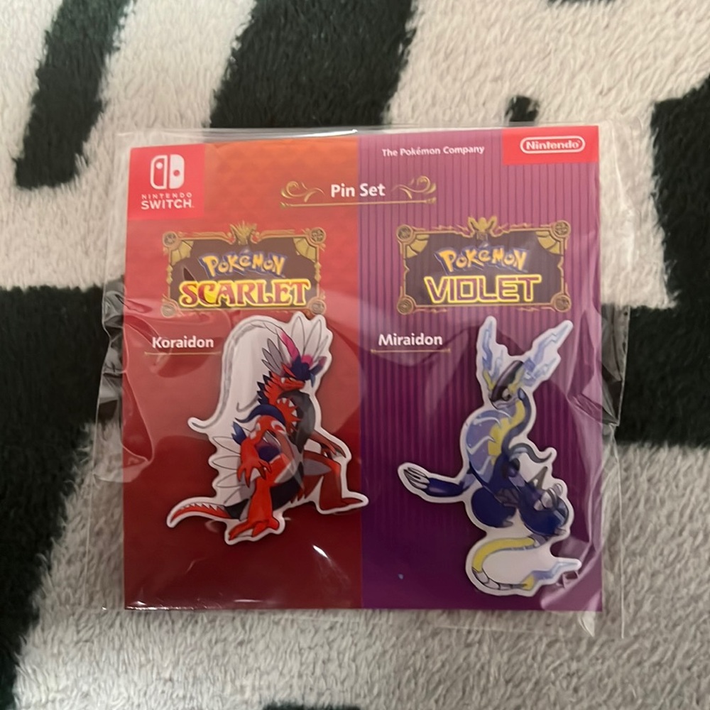 Pokémon scarlet and violet pins